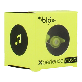 BLOX XPERIENCE MUSIC OORDOPJES FLUO GEEL 1 PAAR