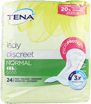 TENA LADY DISCREET NORMAL 24 STUKS