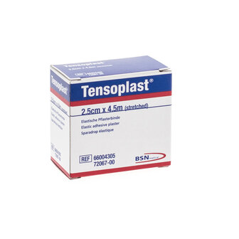 TENSOPLAST PLEISTER 2,5CMX4,5M 1 ROL