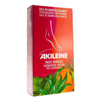 AKILEINE ROOD BADZOUT VOETEN ZAKJE 2X150G 101220