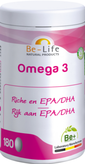 OMEGA 3 500 BE LIFE CAPS 180