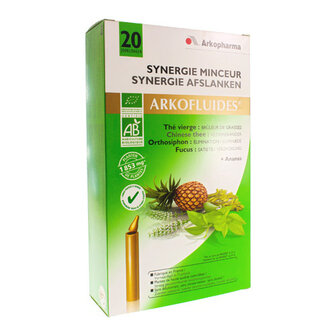 ARKOFLUIDE SYNERGIE MINCEUR UNICADOSE 20