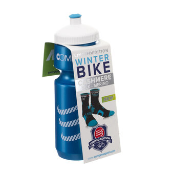 COMPRESSPORT WINTER SOCKS BIKE BL/OR T1