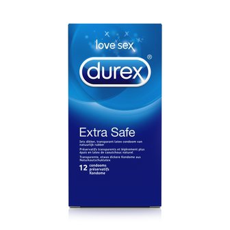 DUREX EXTRA SAFE CONDOOMS 12