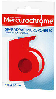 MERCUROCHROME SPARADRAP MICROPOREUX 5MX2,5CM