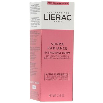 LIERAC SUPRA RADIANCE OOGSERUM POMPFLACON 15ML