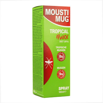 MOUSTIMUG TROPICAL MAXX 50% DEET SPR 100ML