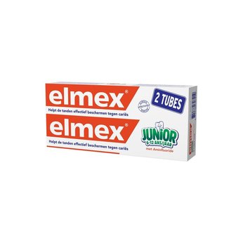 ELMEX JUNIOR TANDP TUBE 2 X 75ML