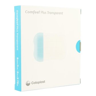 COMFEEL PLUS TRANSPARANT 5X 7CM 10 STUKS