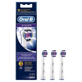 ORAL B REFILL OPZETBORSTELS PRO WHITE 3 STUKS