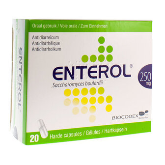 ENTEROL 250 MG CAPS HARDE DUR S/BLISTER 20X250MG