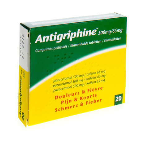 ANTIGRIPHINE COMP 20 X 500 MG