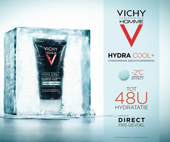 VICHY HOMME HYDRA COOL+ GEL 50ML