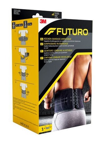 FUTURO RUGBANDAGE AANPASBAAR ZWART 46820