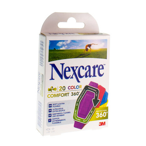 NEXCARE 3M COMFORT STRIP 360 BRIGHTS 20