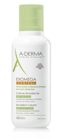 ADERMA EXOMEGA CONTROL CREME TUBE 400ML