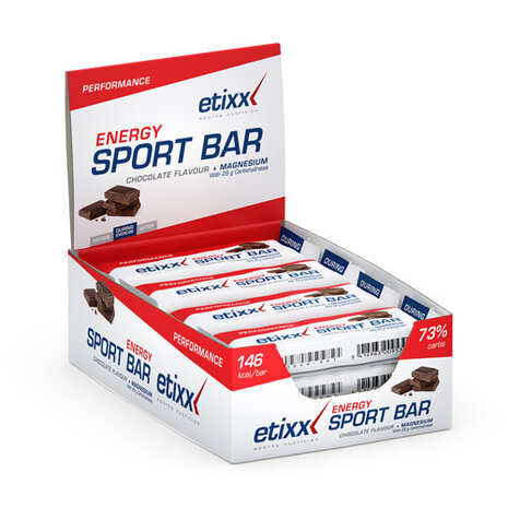 ETIXX ENERGY SPORT BAR CHOCOLATE 12X40G