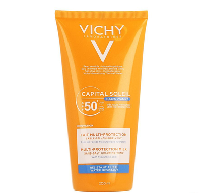 VICHY CAP. SOL. BEACH PROTECT ZONNEMELK IP50 200ML