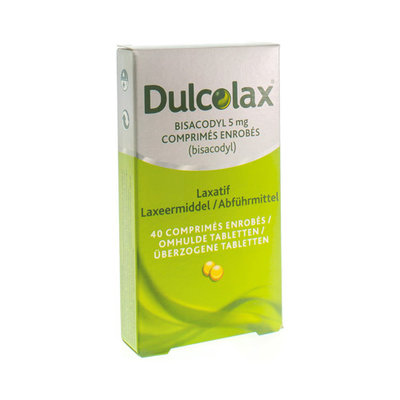 DULCOLAX BISACODYL DRAG 40X 5MG