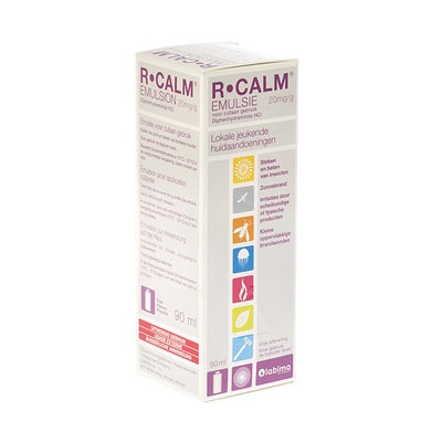 R CALM EMULSIE LOKALE JEUKENDE HUIDAANDOENINGEN 90 ML