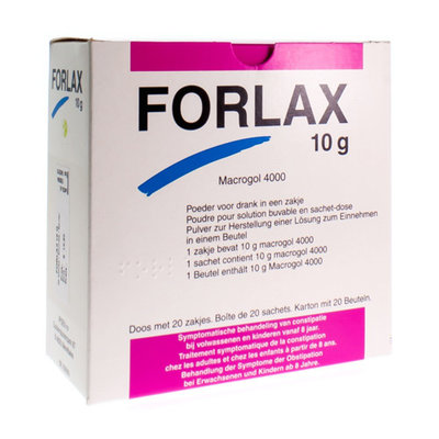 FORLAX 10 G SACHETS - ZAKJES 20