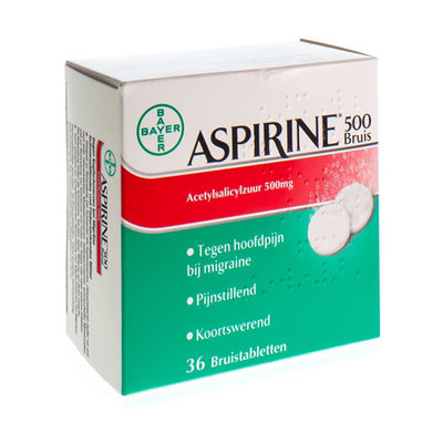 ASPIRINE 500 MG COMP EFF 36