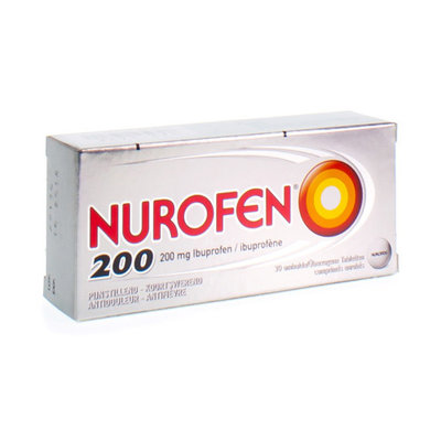 NUROFEN OMHULDE TABL 30 X 200 MG