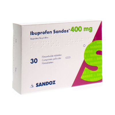 IBUPROFEN SANDOZ 400MG COMP PELL 30X400MG