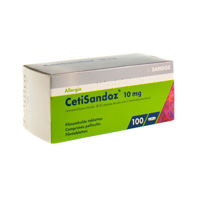 CETISANDOZ 10 MG FILMOMH TABL 100 X 10 MG