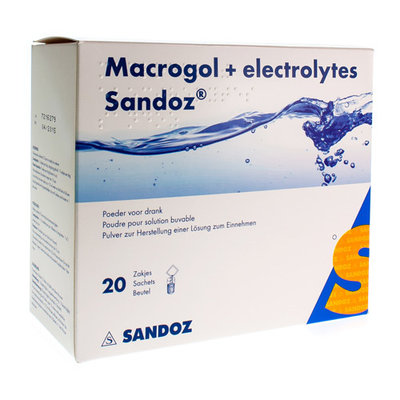 MACROGOL + ELEKTR SANDOZ PDR CIROENSMAAK 20X13,7G