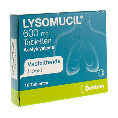 LYSOMUCIL 600 COMP 10 X 600 MG