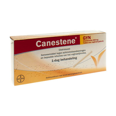 CANESTENE GYN CLOTRIMAZOLE 500MG TABL VAG. 1