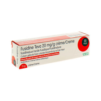 FUSIDINE TEVA 20MG/G CREME 15G