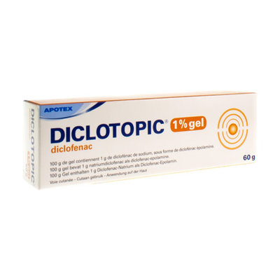 DICLOTOPIC 1% GEL TUBE 60 GR