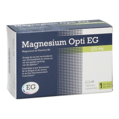 MAGNESIUM OPTI EG 225MG COMP 60