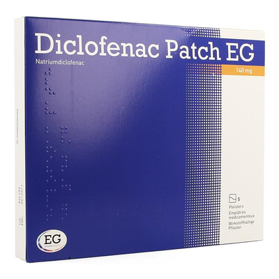 DICLOFENAC PATCH EG 140MG PLEISTER 5