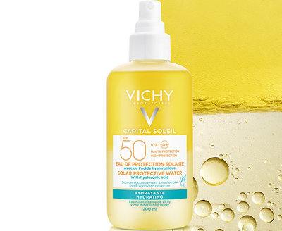 VICHY CAP. SOL. BESCHERMEND WATER HYDRA IP50 200ML