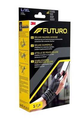 FUTURO DUIMSPALK DELUXE ZWART L-XL 16,5-20,3CM