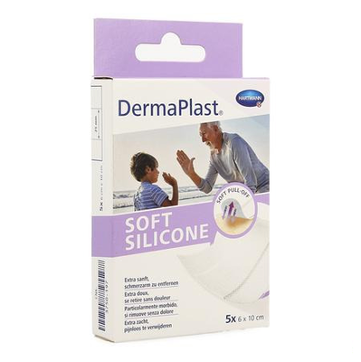 DERMAPLAST SOFT SILICONE 6X10CM 5