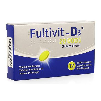 FULTIVIT-D3 20000IE CAPS ZACHT 12