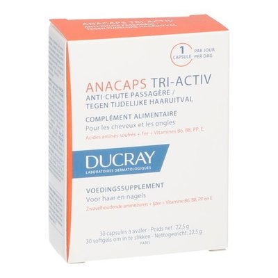 DUCRAY ANACAPS TRI-ACTIV TIJDELIJK HAARUITV.CAPS30