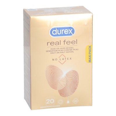 DUREX REAL FEEL CONDOMS 20