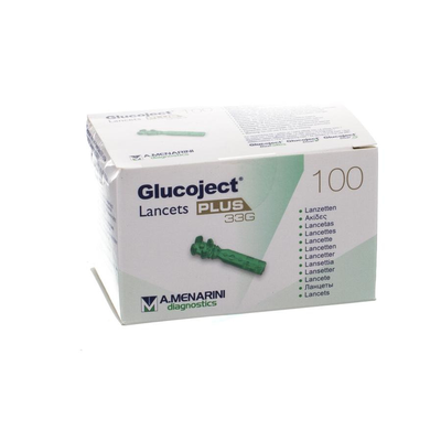 GLUCOJECT LANCETS PLUS 33G 100 44121