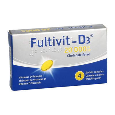 FULTIVIT-D3 20000IE CAPS ZACHT 4