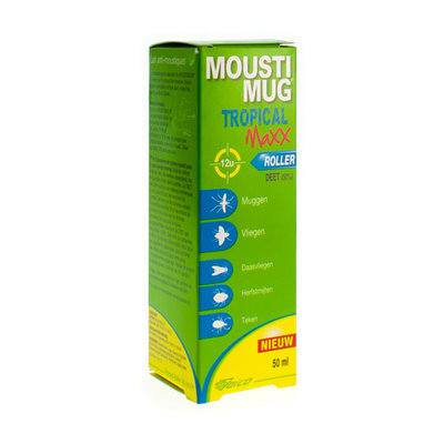 MOUSTIMUG TROPICAL MAXX 50% DEET ROL.50ML