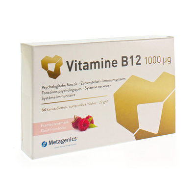 VITAMIN B12 1000MCG KAUWTABL 84 METAGENICS