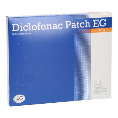 DICLOFENAC PATCH EG 140MG PLEISTER 10