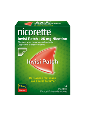 NICORETTE INVISI 25 MG PATCH 14