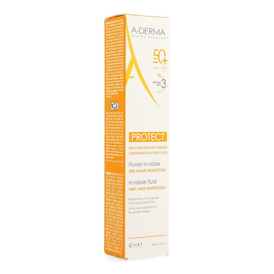 ADERMA PROTECT FLUIDE INVISIBLE 40ML