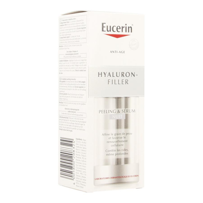 EUCERIN HYALURON FILLER NACHT PEELING+SERUM 2X15ML